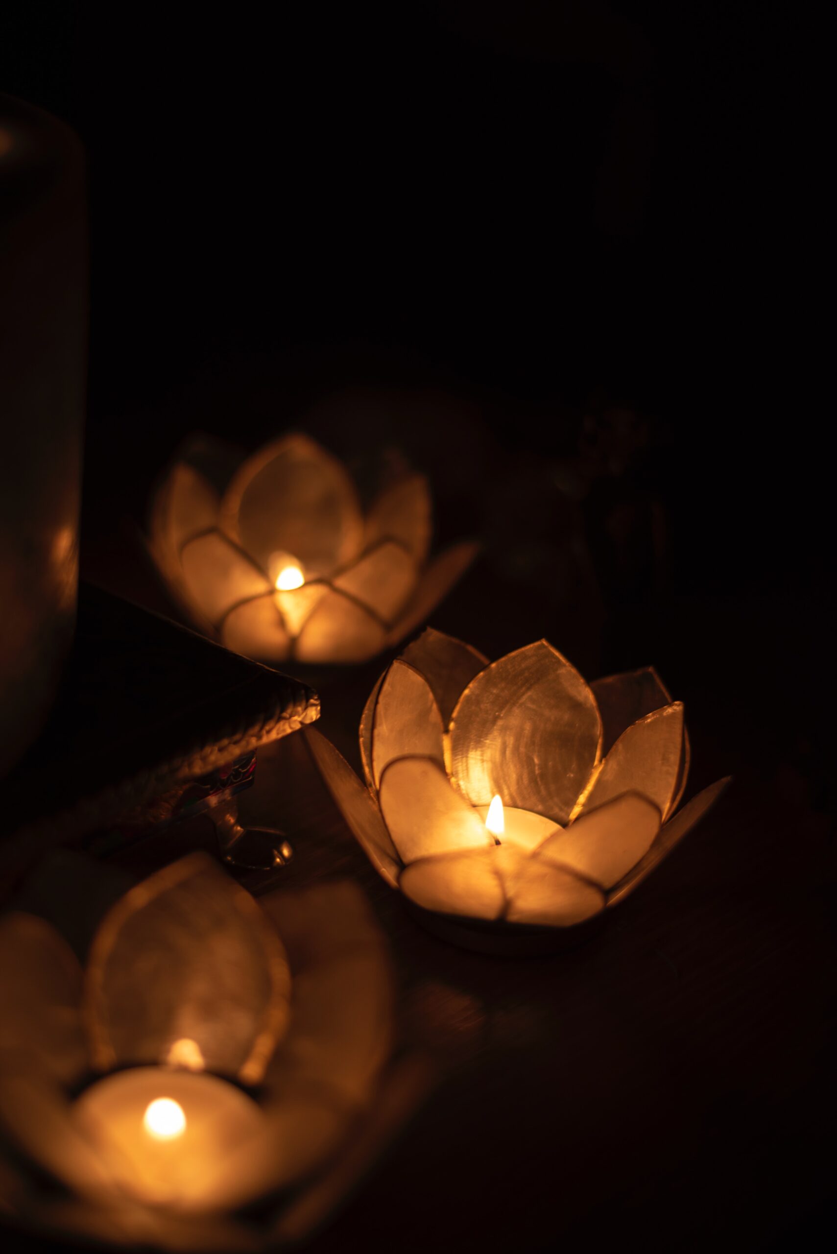 Candle light yin yoga
